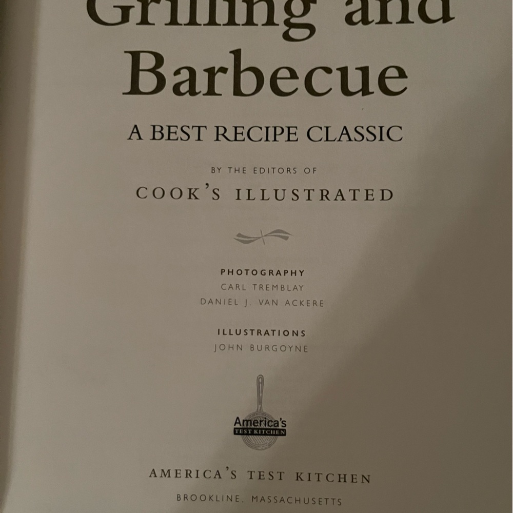 The Cook's Illustrated Guide to Grilling and Barbecue Book - Picture 2 of 6